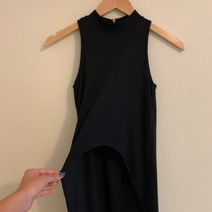 High low top in black